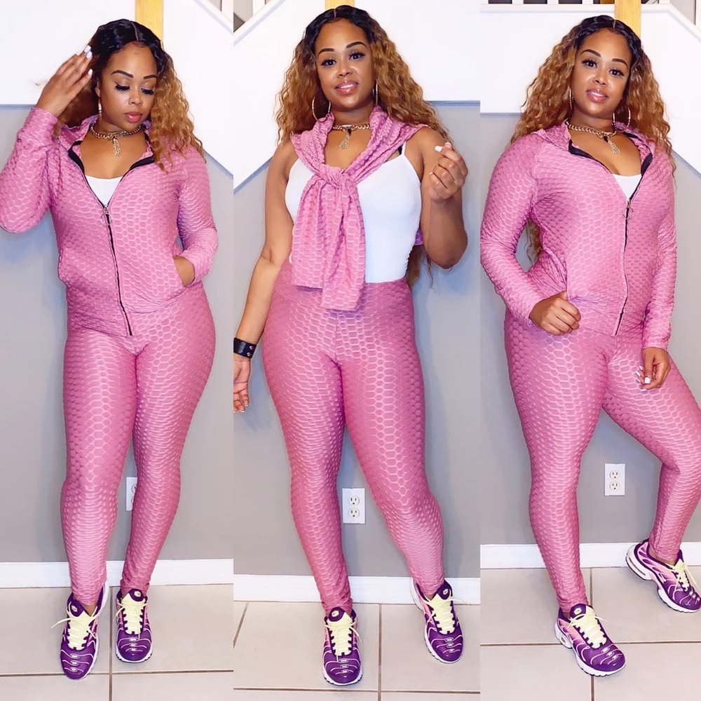 2pc Mauve Athletic Set - LAST 1!!!